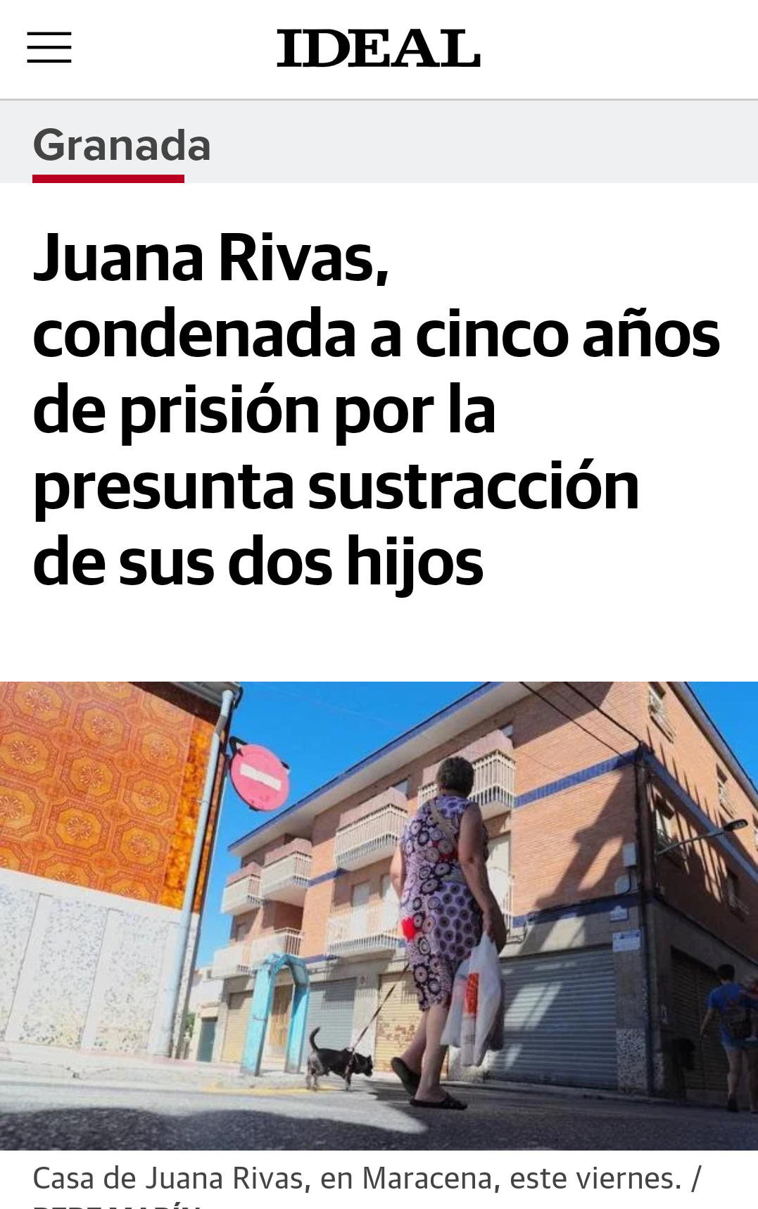 El delito de Juana Rivas